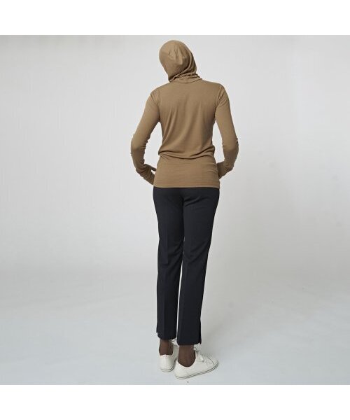 ATHPLATFORM(アスプラットフォーム)の「AW32TL06 ボンネット 2 in 1 トップス_ベージュ(Tシャツ/カットソー・レディース・その他・FREE)」の4枚目の写真