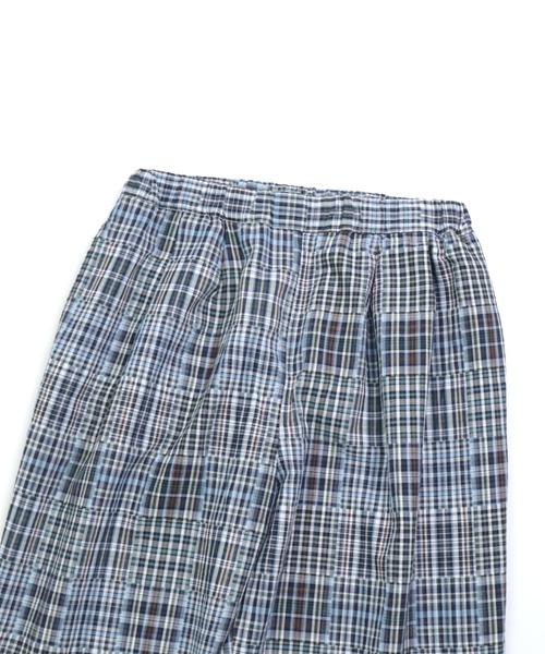 prit（プリット）の「[prit] パッチワークチェック二重織り タックイージーパンツ（その他パンツ・レディース・ブルー系その他/ブラック系その他・FREE）」の22枚目の写真