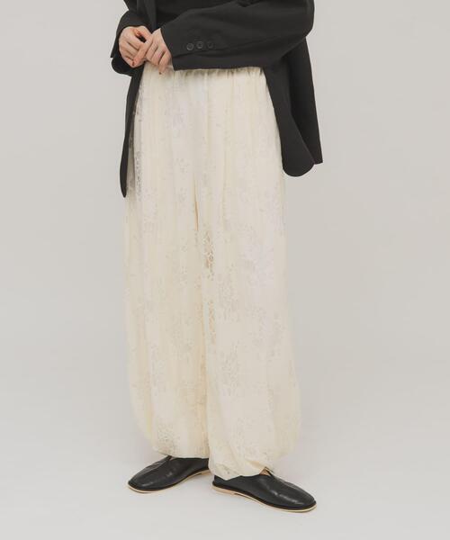 KBF(ケイビーエフ)の「2WAYレースパンツ(その他パンツ・レディース・ブラック/アイボリー・ONE)」の20枚目の写真