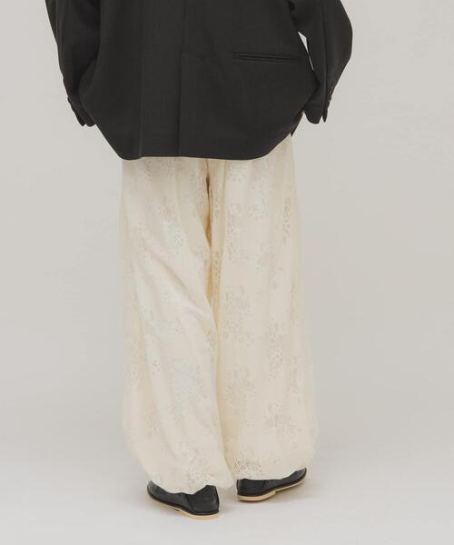 KBF(ケイビーエフ)の「2WAYレースパンツ(その他パンツ・レディース・ブラック/アイボリー・ONE)」の22枚目の写真