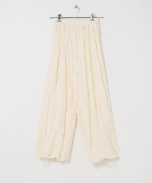 KBF(ケイビーエフ)の「2WAYレースパンツ(その他パンツ・レディース・ブラック/アイボリー・ONE)」の3枚目の写真