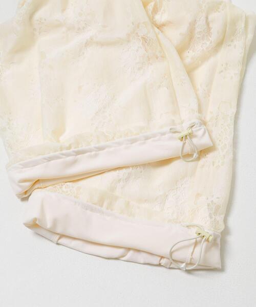 KBF(ケイビーエフ)の「2WAYレースパンツ(その他パンツ・レディース・ブラック/アイボリー・ONE)」の6枚目の写真