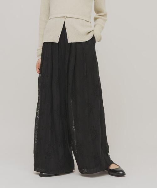 KBF(ケイビーエフ)の「2WAYレースパンツ(その他パンツ・レディース・ブラック/アイボリー・ONE)」の9枚目の写真