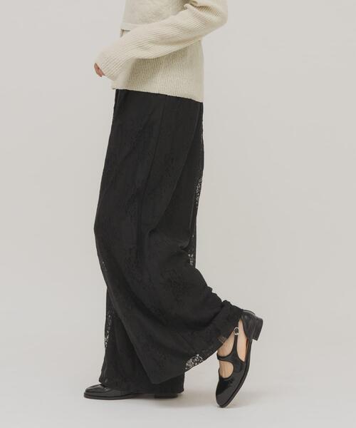 KBF(ケイビーエフ)の「2WAYレースパンツ(その他パンツ・レディース・ブラック/アイボリー・ONE)」の10枚目の写真
