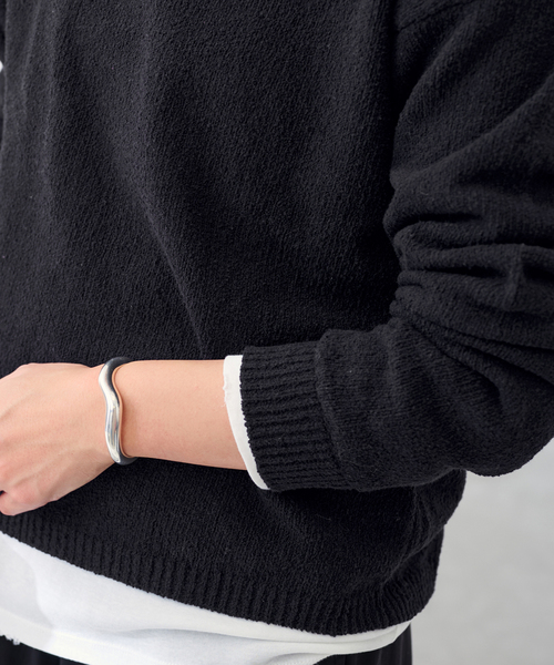 FRAMeWORK（フレームワーク）の「カベイトVネックニット（ニット/セーター・レディース・ホワイト系その他/ブラック/バーガンディー/レッド・FREE）」の12枚目の写真