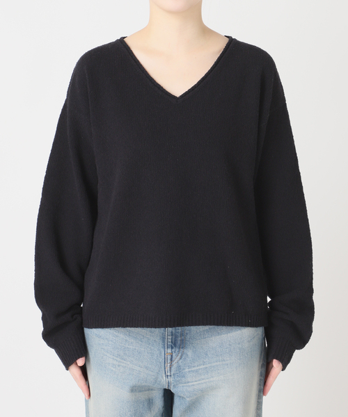 FRAMeWORK（フレームワーク）の「カベイトVネックニット（ニット/セーター・レディース・ホワイト系その他/ブラック/バーガンディー/レッド・FREE）」の11枚目の写真