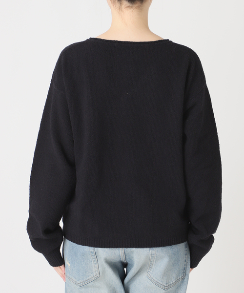 FRAMeWORK（フレームワーク）の「カベイトVネックニット（ニット/セーター・レディース・ホワイト系その他/ブラック/バーガンディー/レッド・FREE）」の13枚目の写真