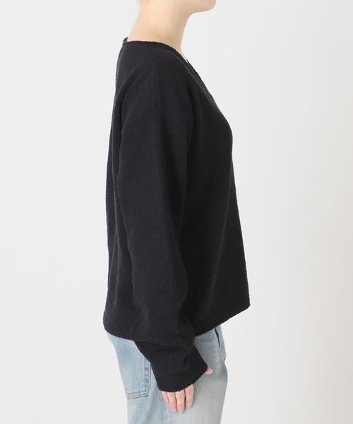 FRAMeWORK（フレームワーク）の「カベイトVネックニット（ニット/セーター・レディース・ホワイト系その他/ブラック/バーガンディー/レッド・FREE）」の14枚目の写真