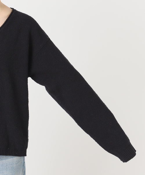 FRAMeWORK（フレームワーク）の「カベイトVネックニット（ニット/セーター・レディース・ホワイト系その他/ブラック/バーガンディー/レッド・FREE）」の15枚目の写真