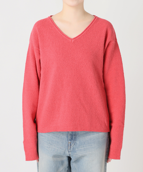 FRAMeWORK（フレームワーク）の「カベイトVネックニット（ニット/セーター・レディース・ホワイト系その他/ブラック/バーガンディー/レッド・FREE）」の21枚目の写真