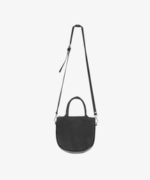 シンセティックレザーミニバッグ_BLACK