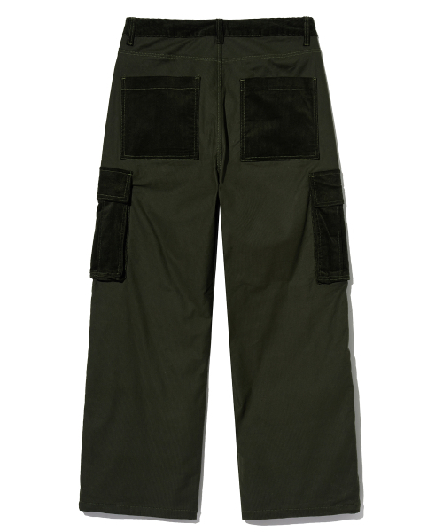 BROWNBREATH(ブラウンブレス)の「TAG CORDUROY CARGO PANTS - KHAKI(その他パンツ・レディース・その他・L/XL/M)」の2枚目の写真