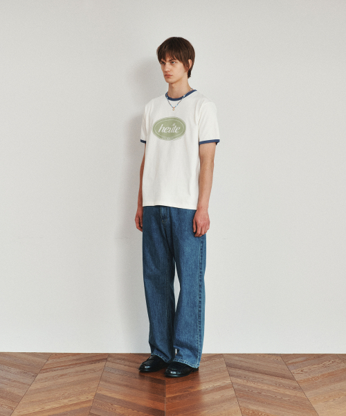 HEUTE(ホイテ)の「HET CIRCLE RINGER T-SHIRT (WHITE)(Tシャツ/カットソー・メンズ・ホワイト・M/L)」の2枚目の写真