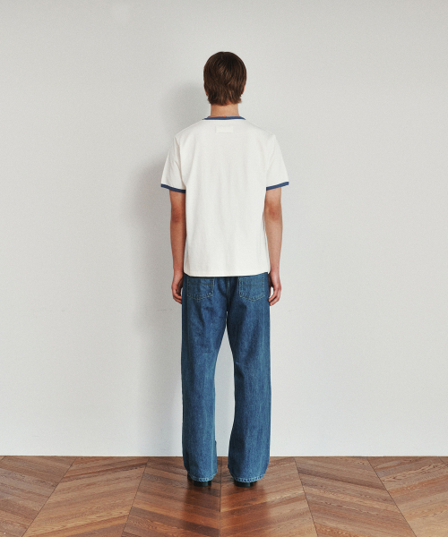 HEUTE(ホイテ)の「HET CIRCLE RINGER T-SHIRT (WHITE)(Tシャツ/カットソー・メンズ・ホワイト・M/L)」の3枚目の写真