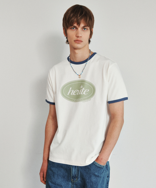 HEUTE(ホイテ)の「HET CIRCLE RINGER T-SHIRT (WHITE)(Tシャツ/カットソー・メンズ・ホワイト・M/L)」の4枚目の写真