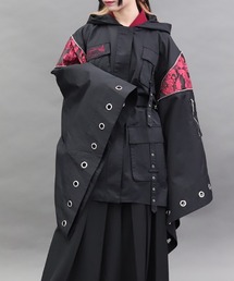 REZEN（リゼン）の「蝶刺繍和袖ミリタリーコート（ミリタリージャケット）」