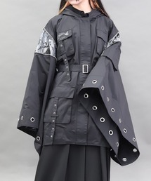 REZEN（リゼン）の「蝶刺繍和袖ミリタリーコート（ミリタリージャケット）」