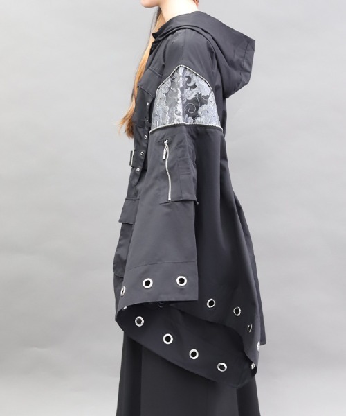 m*r様 Needles 黒 蝶刺繍 ボタンアップジャケット 新品タグ付き REZEN（リゼン） ジャケット テーラードジャケット 蝶刺繍和袖