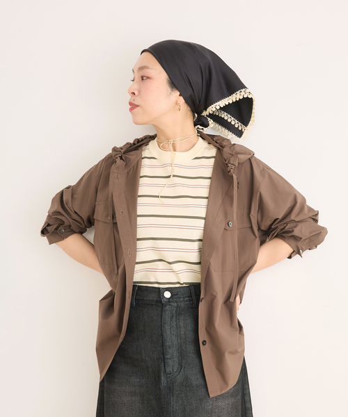 イエナラブークル　IENA LA BOUCLE TA/P  楊柳フリルブラウス IENA LA BOUCLE（イエナラブークル）の「IENA LA BOUCLE 楊柳フリル