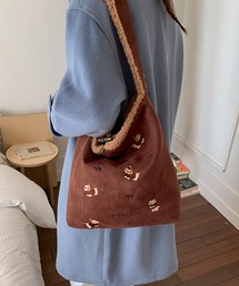 blackdia ocean もふもふ わんちゃん リバーシブルバッグ