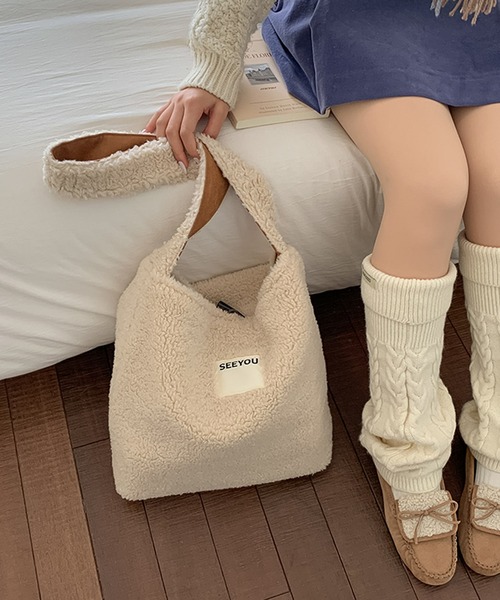 blackdia ocean（ブラックダイヤオーシャン）の「blackdia ocean もふもふ わんちゃん リバーシブルバッグ（ショルダーバッグ・レディース・ブラウン/ブラウン系その他・FREE）」の18枚目の写真