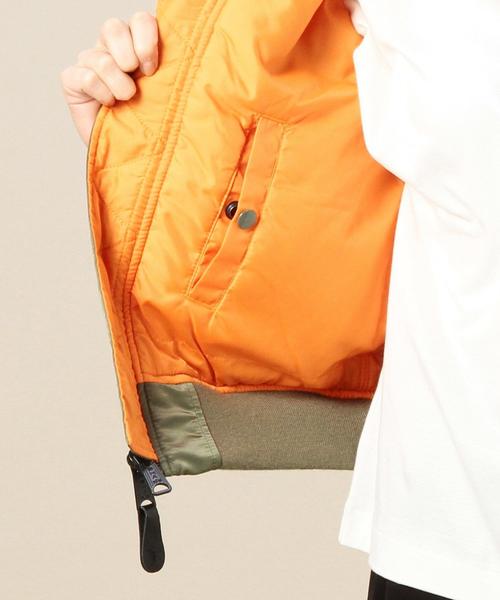 BEAUTY&YOUTH UNITED ARROWS（ビューティーアンドユースユナイテッドアローズ）の「BY ALPHA MA-1 2（MA-1・レディース・ブラック/オリーブ・MEDIUM/SMALL）」の18枚目の写真