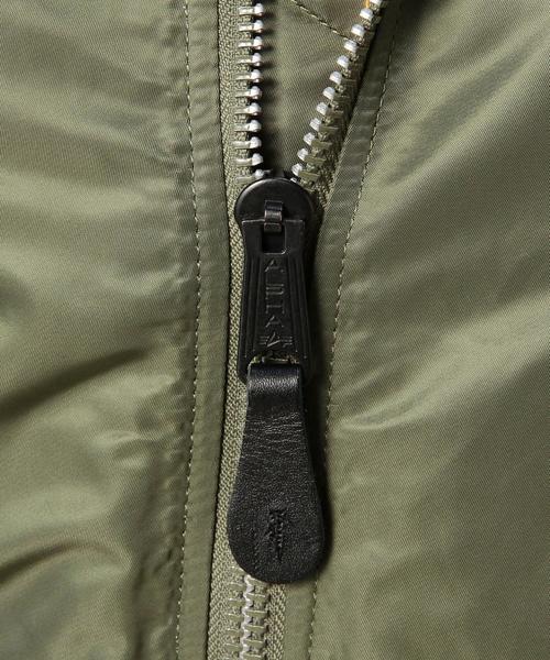 BEAUTY&YOUTH UNITED ARROWS（ビューティーアンドユースユナイテッドアローズ）の「BY ALPHA MA-1 2（MA-1・レディース・ブラック/オリーブ・MEDIUM/SMALL）」の19枚目の写真