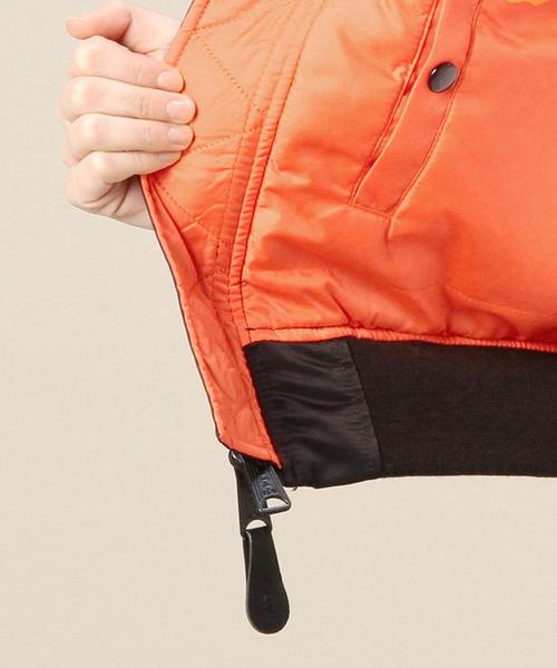 BEAUTY&YOUTH UNITED ARROWS（ビューティーアンドユースユナイテッドアローズ）の「BY ALPHA MA-1 2（MA-1・レディース・ブラック/オリーブ・MEDIUM/SMALL）」の13枚目の写真