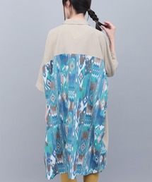 チチカカ | イカットプリントドッキングシャツワンピース(ワンピース)