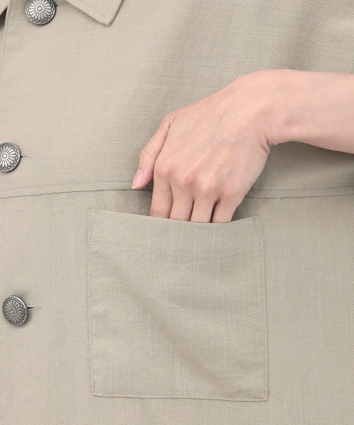 チチカカ（チチカカ）の「イカットプリントドッキングシャツワンピース（ワンピース・レディース・グレー/ベージュ/ブラック・FREE）」の18枚目の写真