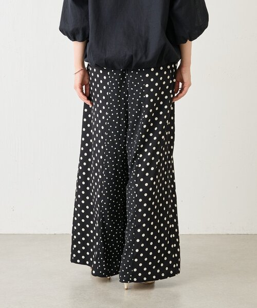 BEARDSLEY（ビアズリー）の「ドットコンビパンツ（その他パンツ・レディース・ブラック・0/1/2）」の2枚目の写真