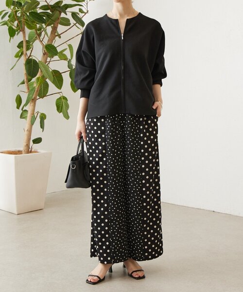 BEARDSLEY（ビアズリー）の「ドットコンビパンツ（その他パンツ・レディース・ブラック・0/1/2）」の12枚目の写真