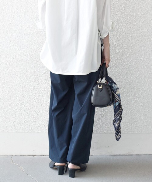 SHIPS any（シップス エニィ）の「【WEB限定】SHIPS any:〈洗濯機可能〉タイプライター イージー カーゴ パンツ（カーゴパンツ・レディース・オリーブ/ネイビー・40/38/36）」の14枚目の写真