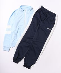 FILA（フィラ）の「FILA/フィラ　プリントテープ付き　スクールウォームアップスーツ（セットアップ）」