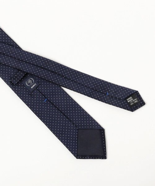 BEAMS F（ビームスエフ）の「シルク ドット柄 ジャカード ネクタイ（ネクタイ・メンズ・ネイビー/グレー・ONE SIZE）」の6枚目の写真