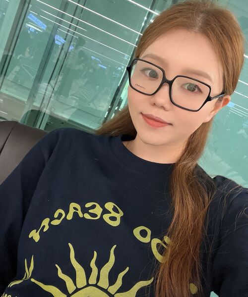 COSO(コソ)の「ビーチアートワーク長袖ロングスリーブ_2カラー(Tシャツ/カットソー・レディース・グレー/ネイビー・1/2)」の6枚目の写真