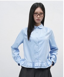 GENERAL IDEA（ジェネラルアイデア）の「【GENERAL IDEA】丸襟フリルブラウス / Round Collar Frill Blouse（シャツ/ブラウス）」
