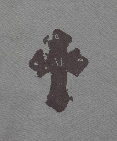 MUCENT(ムセント)の「アンティーククロスポニーハーフ袖Tシャツ(3カラー)(Tシャツ/カットソー・レディース・グレー/ホワイト/ブラック・FREE)」の8枚目の写真
