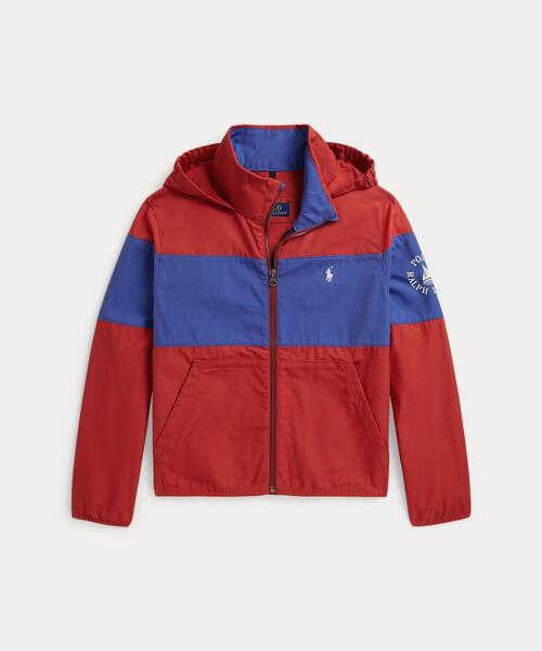 POLO RALPH LAUREN CHILDRENSWEAR(ポロ ラルフ ローレン チルドレンズウェア)の「ロゴ パッカブル フーデッド ジャケット(ブルゾン・キッズ・マルチ・L/M/S/XL)」の2枚目の写真