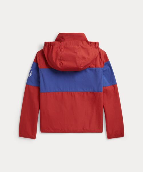 POLO RALPH LAUREN CHILDRENSWEAR(ポロ ラルフ ローレン チルドレンズウェア)の「ロゴ パッカブル フーデッド ジャケット(ブルゾン・キッズ・マルチ・L/M/S/XL)」の3枚目の写真