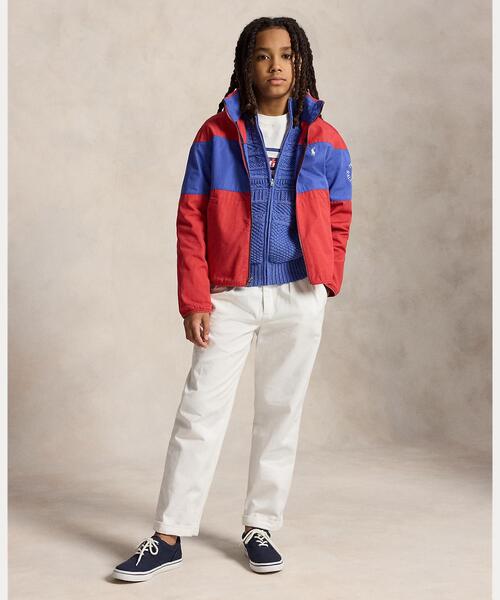 POLO RALPH LAUREN CHILDRENSWEAR(ポロ ラルフ ローレン チルドレンズウェア)の「ロゴ パッカブル フーデッド ジャケット(ブルゾン・キッズ・マルチ・L/M/S/XL)」の6枚目の写真