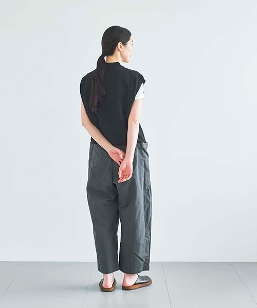 ata(アタ)の「ata vest 3. / ニットベスト(ベスト・レディース・グレー/ホワイト/ピンク/ブラック・MEDIUM)」の21枚目の写真