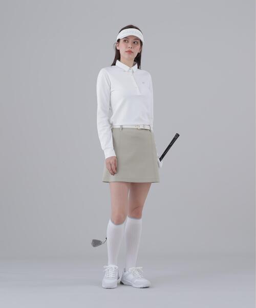 St ANDREWS(セントアンドリュース)の「【St ANDREWS】SPX裏使いジャガード長袖シャツ(ポロシャツ・レディース・ブラック/ホワイト・M/S)」の19枚目の写真