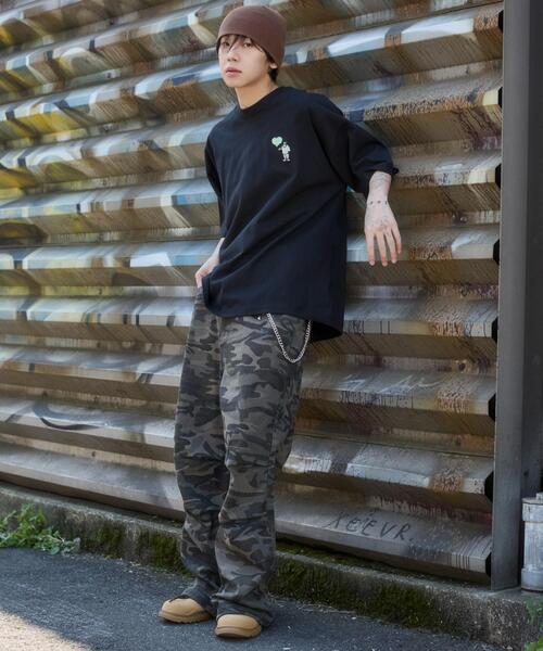 WEGO（ウィゴー）の「∴WEGO/【26年春夏新作】別注BENDAVISワンポイントT（Tシャツ/カットソー・メンズ・ホワイト/ネイビー/アッシュグレー/ブラック・SMALL/LARGE/MEDIUM）」の6枚目の写真