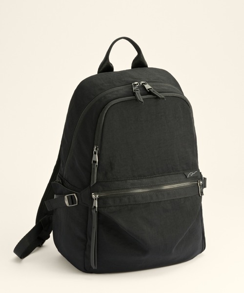 W&.Day/Night(ダブルアンド デイナイト)の「リュックサック キルッコ コレクション 15L A4サイズ 13.3インチPC ボトルホルダー 19144(バックパック/リュック・レディース・ブラック/ライトグレー系・FREE)」の11枚目の写真