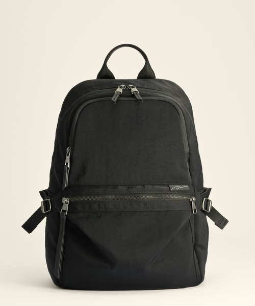 W&.Day/Night(ダブルアンド デイナイト)の「リュックサック キルッコ コレクション 15L A4サイズ 13.3インチPC ボトルホルダー 19144(バックパック/リュック・レディース・ブラック/ライトグレー系・FREE)」の13枚目の写真