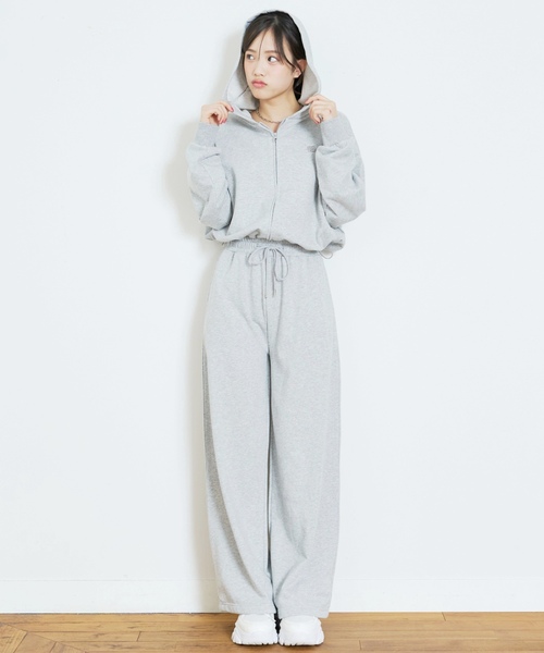 LOVETOXIC（ラブトキシック）の「キラキラロングパンツセットアップ（セットアップ・キッズ・ブラック/トップグレー・S:140cm/L:160cm/M:150cm/130cm）」の3枚目の写真