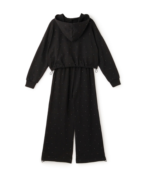 LOVETOXIC（ラブトキシック）の「キラキラロングパンツセットアップ（セットアップ・キッズ・ブラック/トップグレー・S:140cm/L:160cm/M:150cm/130cm）」の15枚目の写真