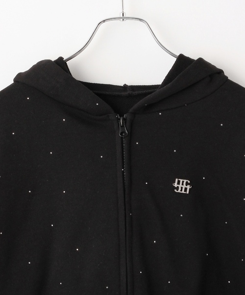 LOVETOXIC（ラブトキシック）の「キラキラロングパンツセットアップ（セットアップ・キッズ・ブラック/トップグレー・S:140cm/L:160cm/M:150cm/130cm）」の17枚目の写真