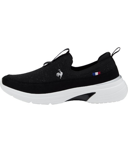 le coq sportif(ルコックスポルティフ)の「ルコックスポルティフ/LCS ロレーヌ FK 消臭/軽量スニーカー LU6SSN22LZ(スニーカー・レディース・ホワイト×シルバー/ベージュ系その他/ブラック×シルバー・25.0cm/22.5cm/23.0cm/23.5cm/24.0cm/24.5cm)」の2枚目の写真
